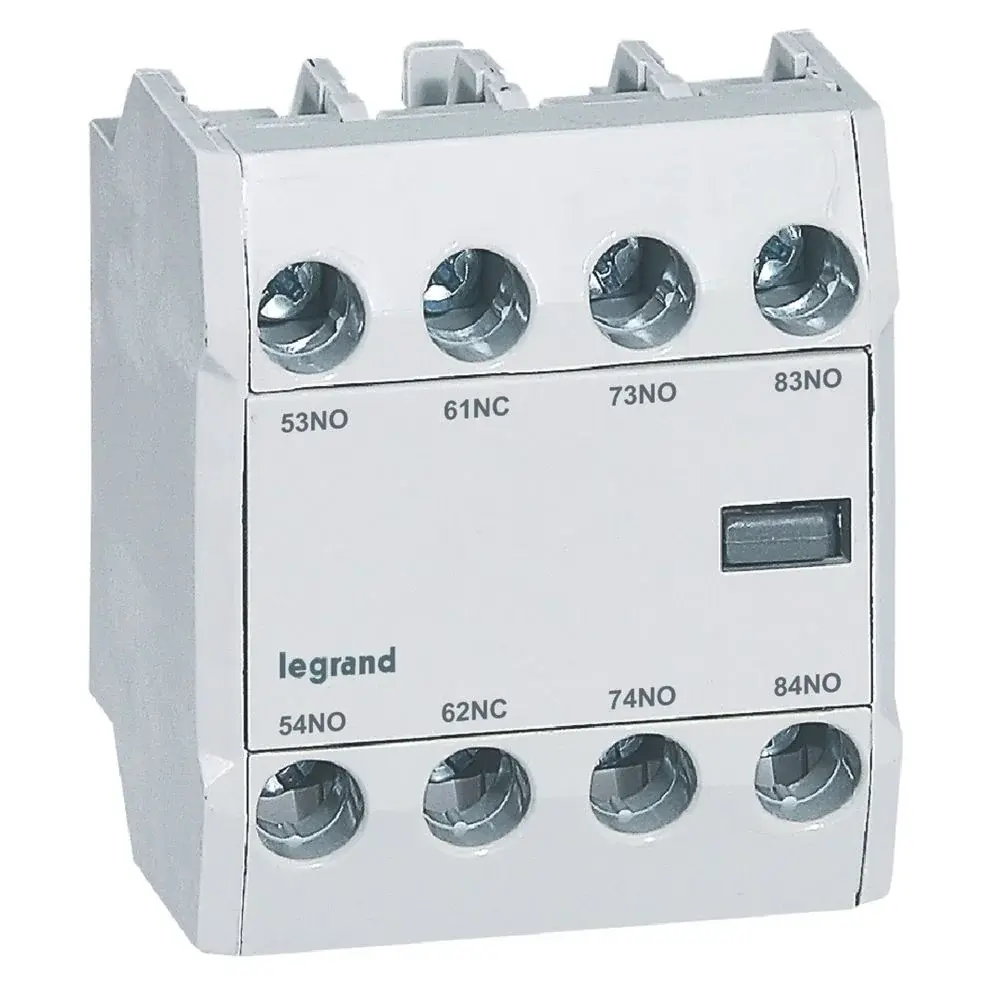 Legrand  CTX³ kontaktörlere eklenebilir öne montaj yardımcı kontak 3NA+1NK LEG-416854