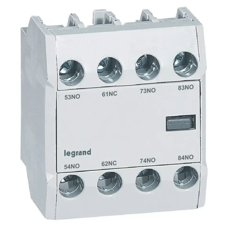 Legrand  CTX³ kontaktörlere eklenebilir öne montaj yardımcı kontak 3NA+1NK LEG-416854