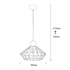 Aydinlatmadunyam Sarkit Black Wire-Nus-2281