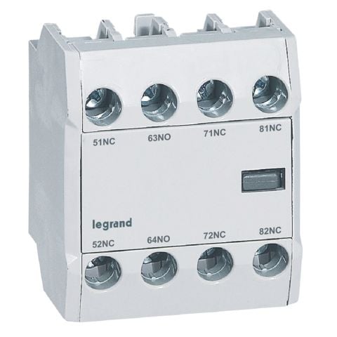 Legrand  CTX³ kontaktörlere eklenebilir öne montaj yardımcı kontak 1NA+3NK LEG-416856