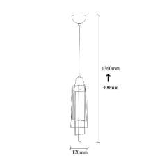 Aydinlatmadunyam Sarkit Black Wire-Nus-2321