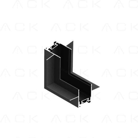 ACK Slım Magnet Ray 90° Dikey Bağlantı Aparatı Sıvaaltı AD45-95000