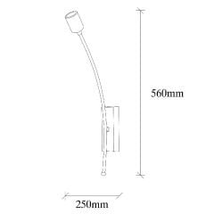Aydinlatmadunyam Aplik BlackVintage Banana-Nuw-3181