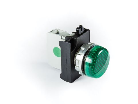 Emas C Somunlu Metal Led'Li Sinyal Yeşil 100-230V Ac - CM0Y0XY