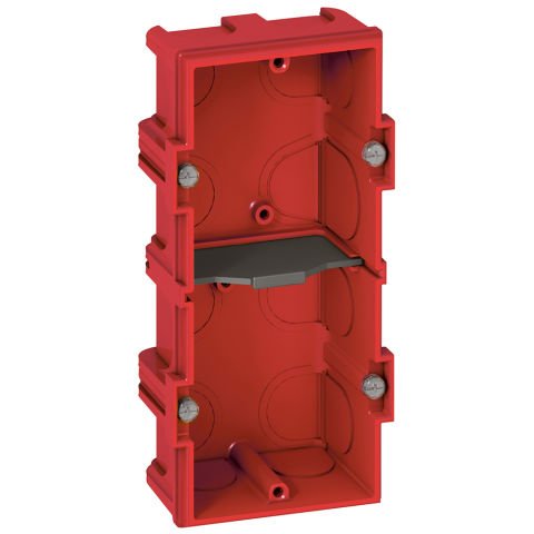 Legrand  Batibox örme duvar için Buat İkili - 4/5 modül - Derinlik:40mm LEG-080142