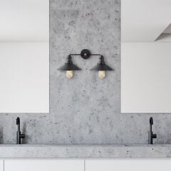 Aydinlatmadunyam Aplik BlackGold Conical-12190