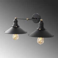 Aydinlatmadunyam Aplik BlackGold Conical-12190
