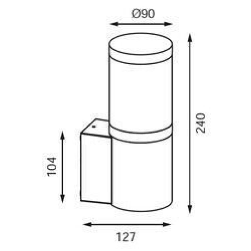Jupiter Alüminyum Bahçe Aplik JG958