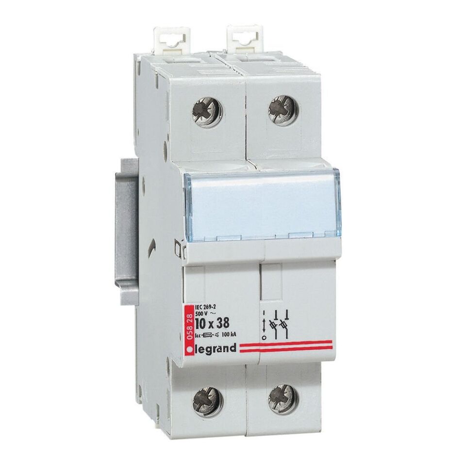 Legrand  Kartuş sigorta SP38 10X38 kartuşlar için yuva 2 kutup için LEG-005828