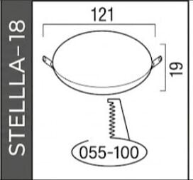 Horoz 18W Led Panel Ayarlanabilir Günışığı 2700K Stella-18 H-016-052-0018-0001