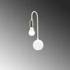Aydinlatmadunyam Aplik White Baston-Nuw-3282