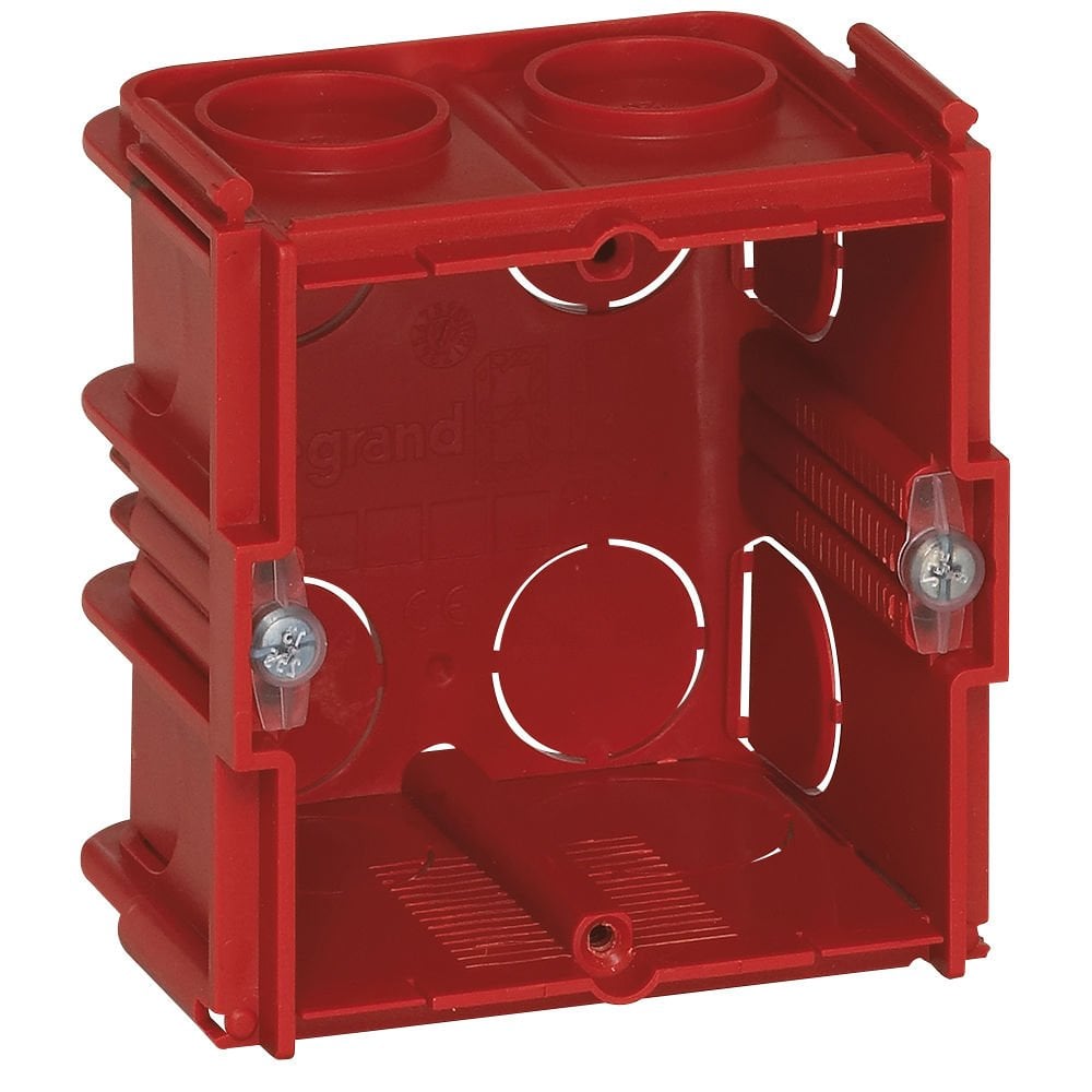 Legrand  Batibox Birleştirilebilen kare tekli buat Derinlik: 50 mm LEG-080151
