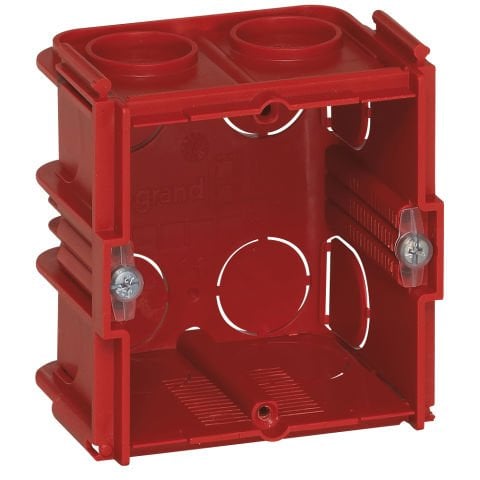 Legrand  Batibox Birleştirilebilen kare tekli buat Derinlik: 50 mm LEG-080151