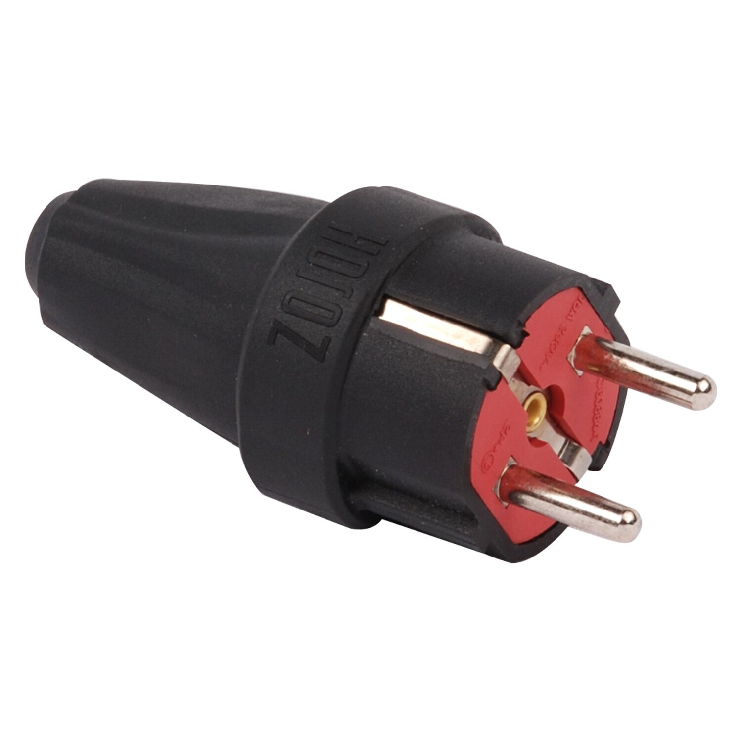 Horoz 300-000-807 Kauçuk Topraklı Erkek Fıs Siyah