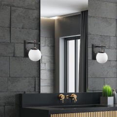 Aydinlatmadunyam Aplik BlackAntiqueWhite Zahar-13113