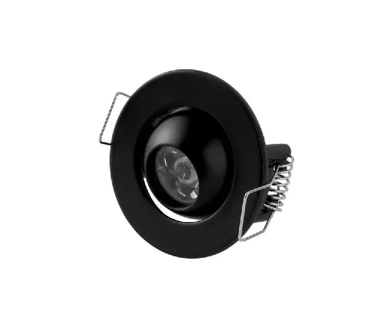 1w Hareketli Power Led Yıldız Spot Siyah CT-5268 Günışığı Cata