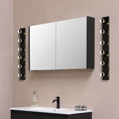 Aydinlatmadunyam Aplik BlackGold Mirro-12235