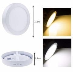 Cata 30w Sıva Üstü Yuvarlak Led Armatür CT-5273 Günışığı