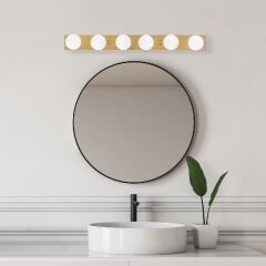 Aydinlatmadunyam Aplik Gold Mirro-12237