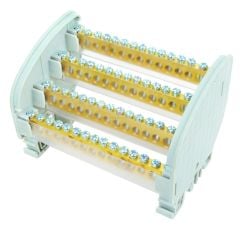 125A 4 Kutup Dağıtım Ünütesi 12 Delikli 7x12mm