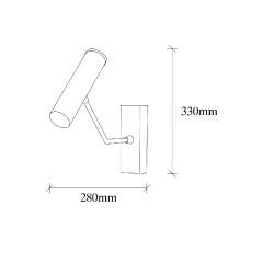 Aydinlatmadunyam Aplik Black Dolma-Nuw-3061