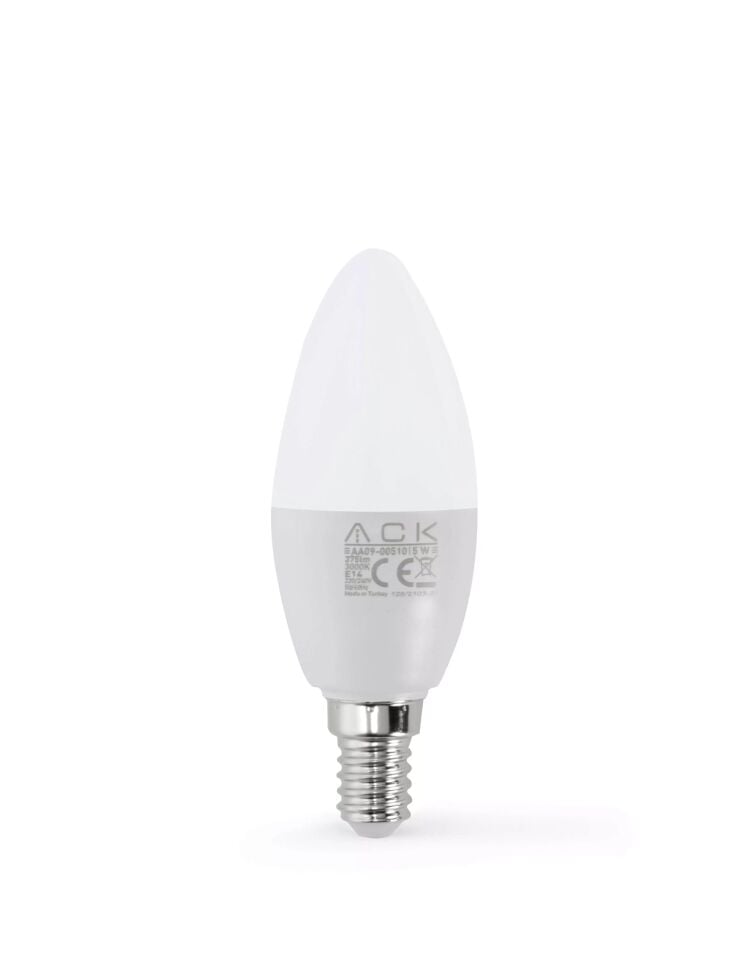 ACK 5W 220-240V E14 3000K Mum Led Ampul AA09-00510