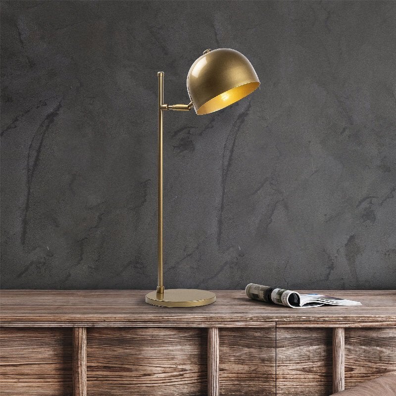 Aydinlatmadunyam Masa Lambasi Gold Alfa-13006