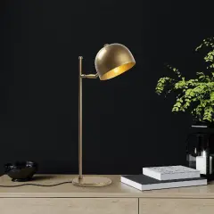 Aydinlatmadunyam Masa Lambasi Gold Alfa-13006