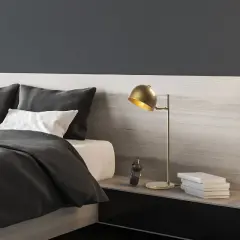 Aydinlatmadunyam Masa Lambasi Gold Alfa-13006