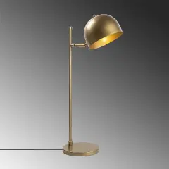 Aydinlatmadunyam Masa Lambasi Gold Alfa-13006
