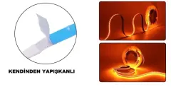 Ct-4538 Cata Gold İç Mekan 12 W 240 Çipli Yüksek Lumen Şerit Led Amber Renk