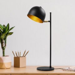 Aydinlatmadunyam Masa Lambasi BlackGold Alfa-13007