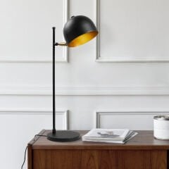 Aydinlatmadunyam Masa Lambasi BlackGold Alfa-13007