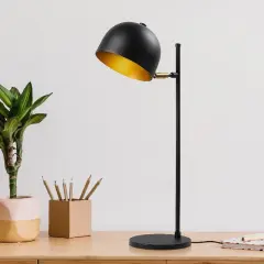 Aydinlatmadunyam Masa Lambasi BlackGold Alfa-13007