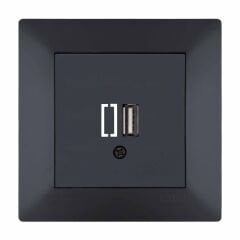 Exen Odak Füme Usb Sarj Prizi Komple Takim