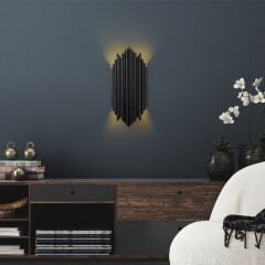 Aydinlatmadunyam Aplik Black Kara-13345