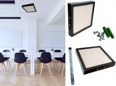 Cata 18W Sıva Üstü Led Kare Panel Led CT-5236S Beyaz Işık