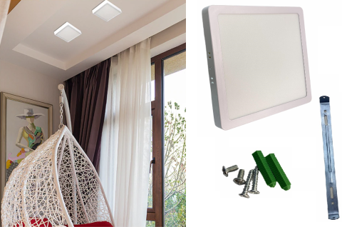Cata 18w Sıva Üstü Kare Panel Led CT-5234 Beyaz Işık