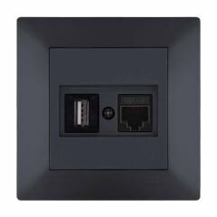 Exen Odak Füme Data+Usb Prizi Jakli (Sarj Edemez) Komple Takim