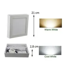 Cata 18w Sıva Üstü Kare Panel Led CT-5234 Günışığı