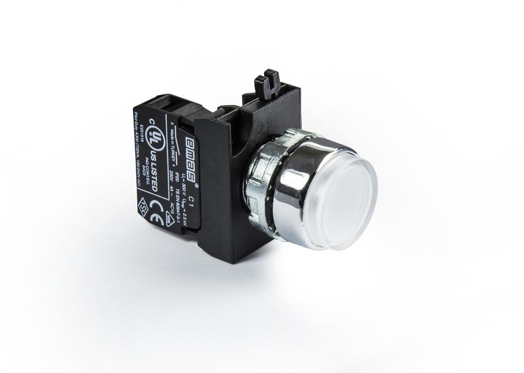Emas C Somunlu Metal Yuksek Buton Start Beyaz - CM100HB