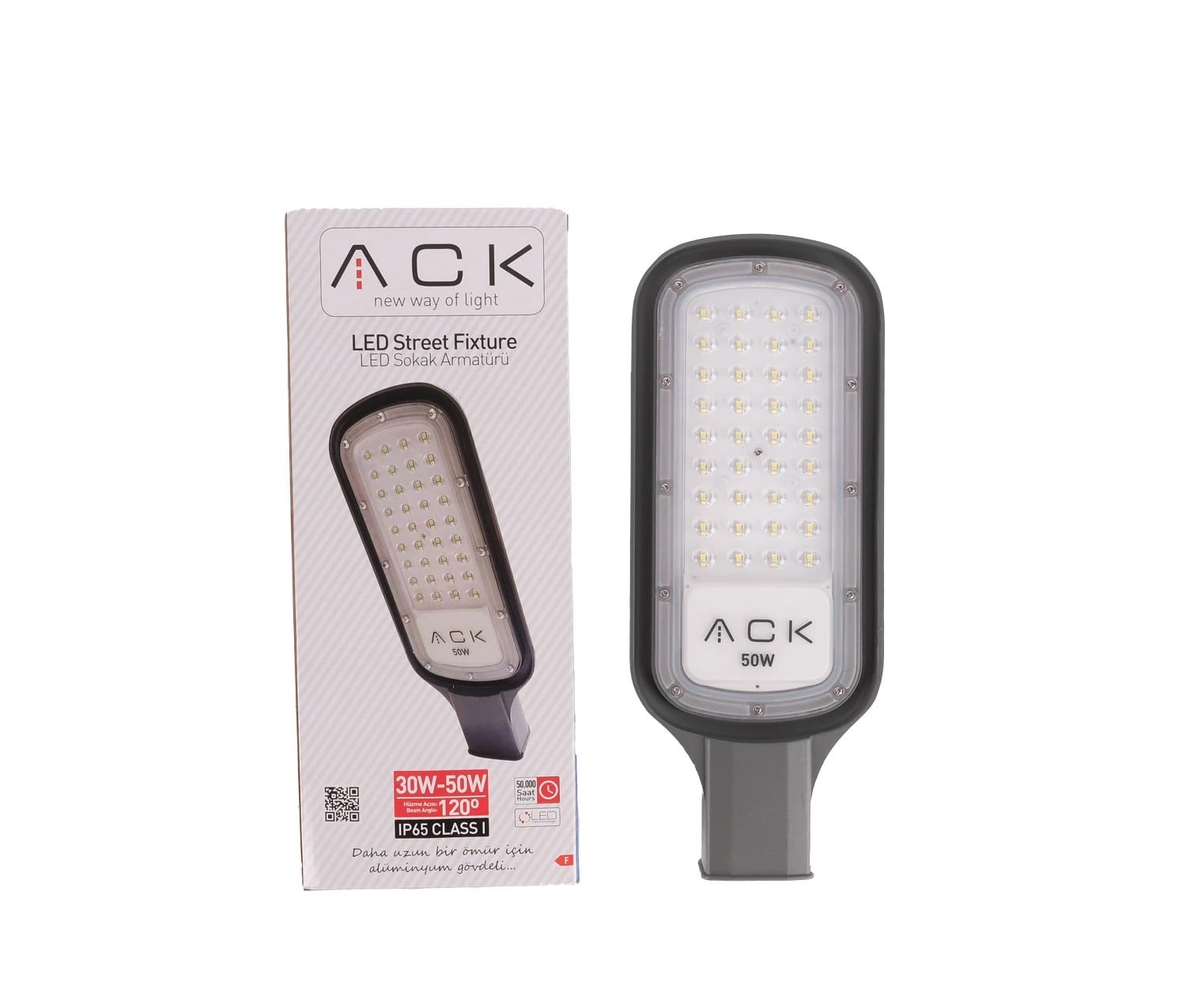 ACK 50W 4000K Ip65 Smd Led Sokak Armatürü AT41-15010