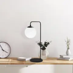 Aydinlatmadunyam Masa Lambasi BlackWhite Viran-10985