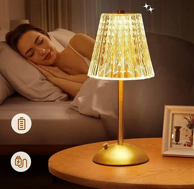 Dekoratif Masa Lambası HS-8108 3 Renk Dimlenebilir