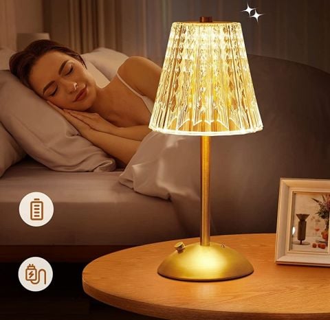 Dekoratif Masa Lambası HS-8108 3 Renk Dimlenebilir