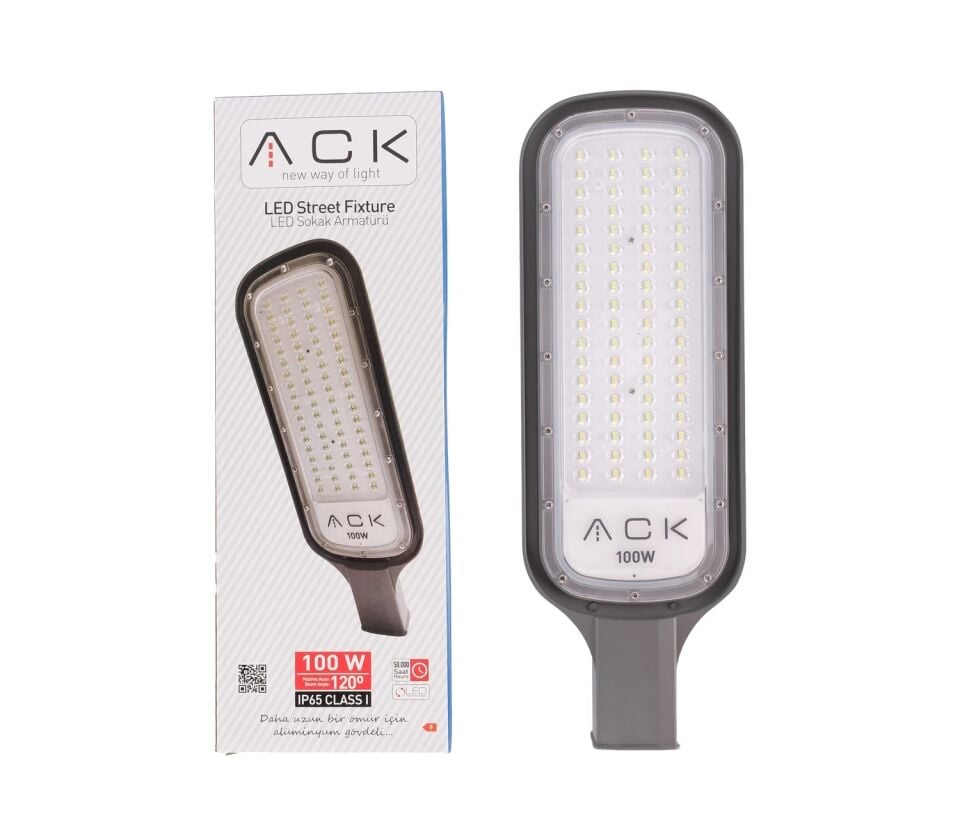 ACK 100W 4000K Ip65 Smd Led Sokak Armatürü AT41-19110