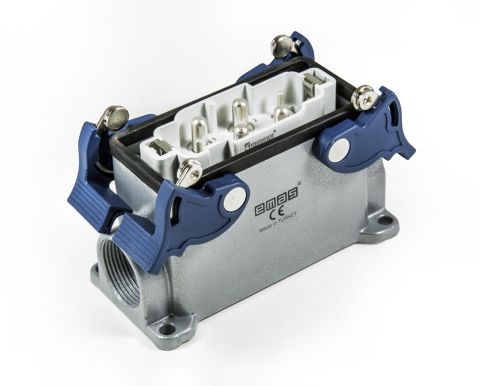 Emas 4X80A+2X16A  Kontaklı 35A Duv.Fiş.Yan.Gir.Dört Mak - EBM806FD14