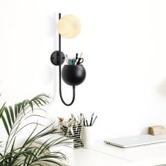 Aydinlatmadunyam Aplik BlackCream Pot-11475