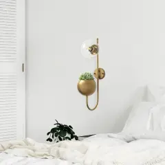 Aydinlatmadunyam Aplik Shiny Gold Pot-11480
