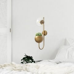 Aydinlatmadunyam Aplik Shiny Gold Pot-11480